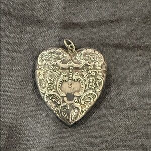 Silver Heart Locket Pendant